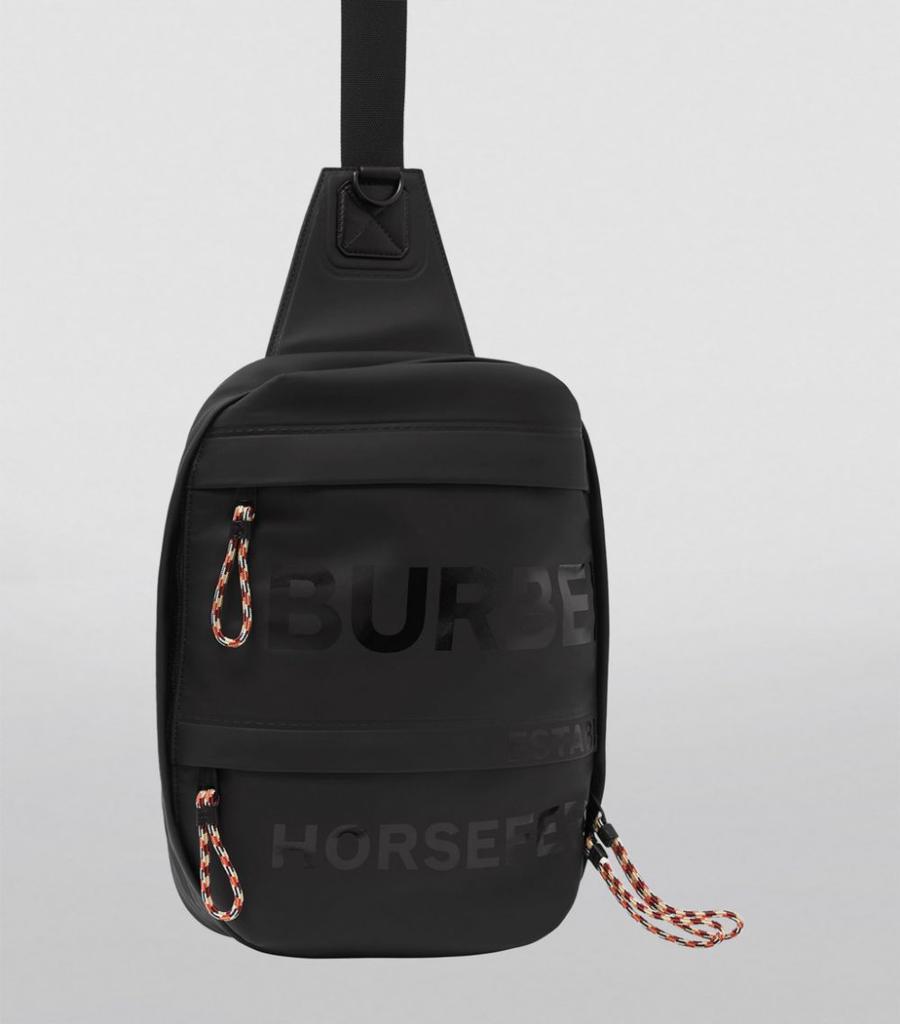 商品Burberry|Coated Canvas Horseferry Print Backpack,价格¥7383,第6张图片详细描述