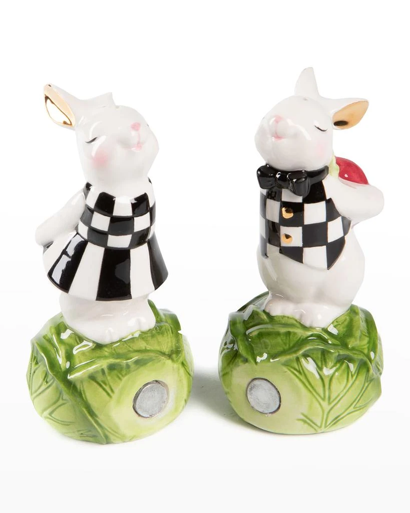 商品MacKenzie-Childs|Cabbage Garden Easter Bunny Salt & Pepper Set,价格¥373,第2张图片详细描述