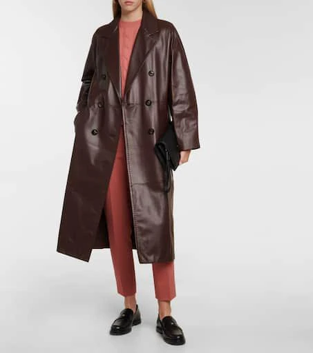 商品Max Mara|Ussuri leather coat,价格¥24559,第2张图片详细描述