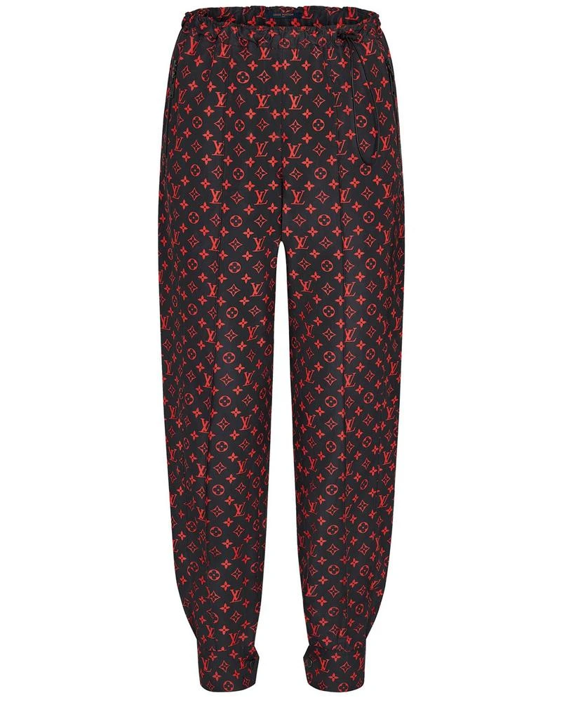 商品Louis Vuitton|Red Monogram Jogging Pants In Technical Cotton,价格¥10776,第1张图片