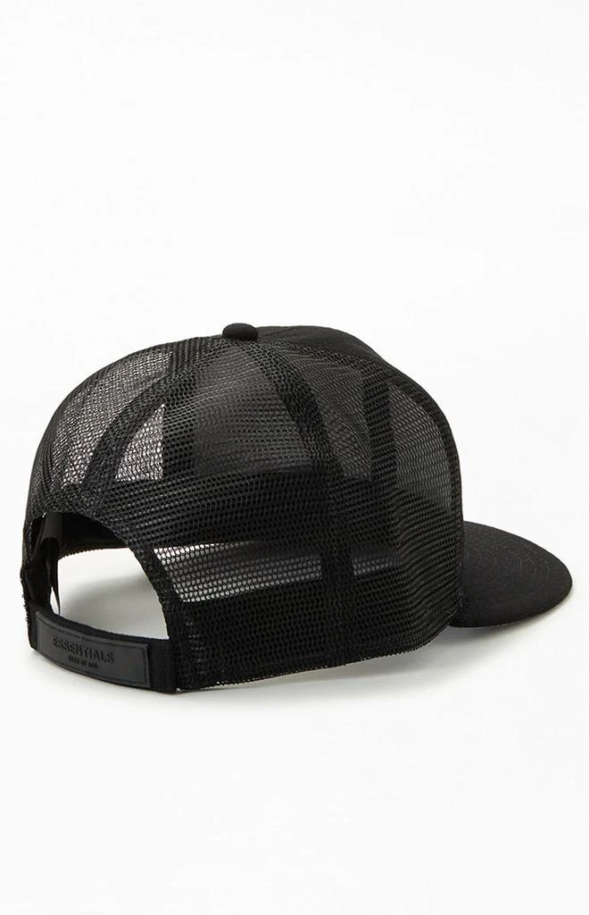 商品Essentials|x New Era Black Mesh 59Fifty Fitted Hat,价格¥538,第2张图片详细描述