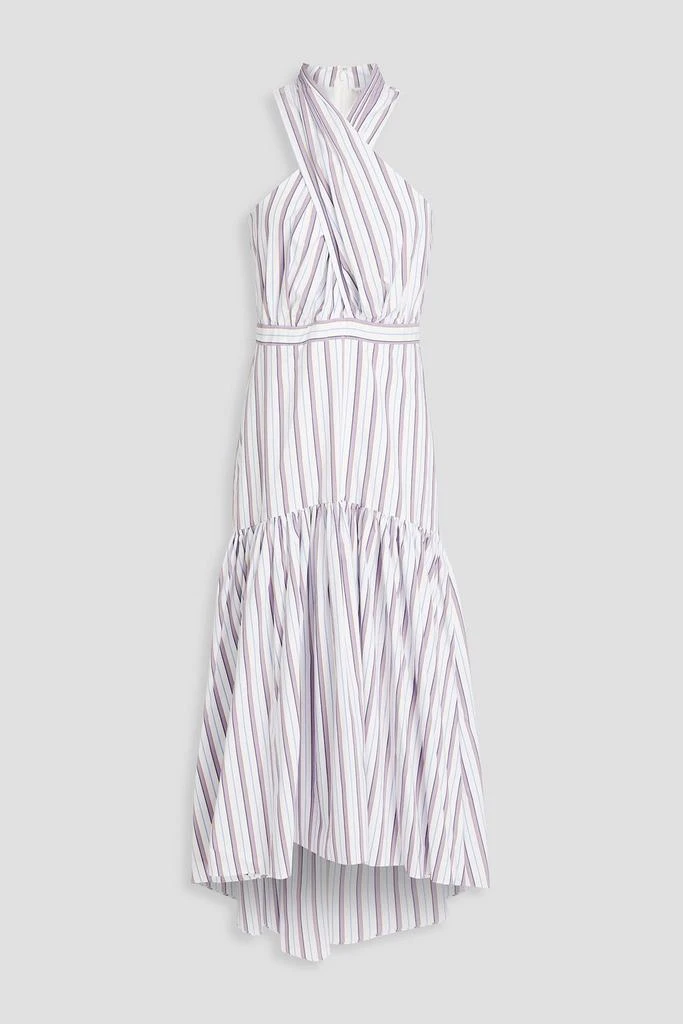 商品VERONICA BEARD|Radley striped poplin midi dress,价格¥2233,第1张图片