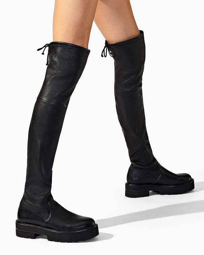 商品Stuart Weitzman|Women's Lowland Ultralift Over The Knee Platform Boots,价格¥3695,第2张图片详细描述