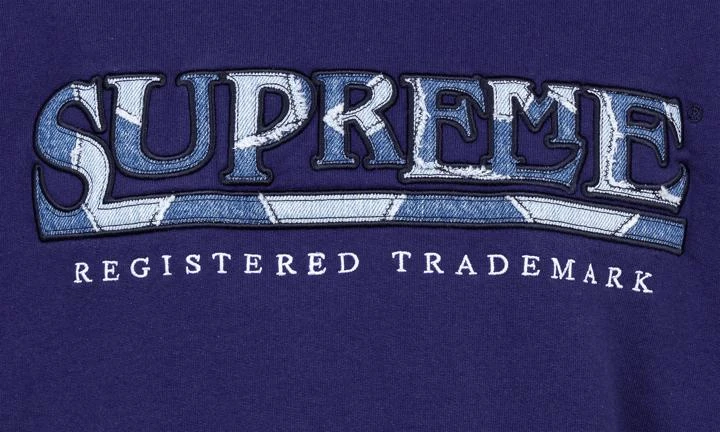 商品Supreme|Supreme Denim Logo Hoodie,价格¥1703,第3张图片详细描述