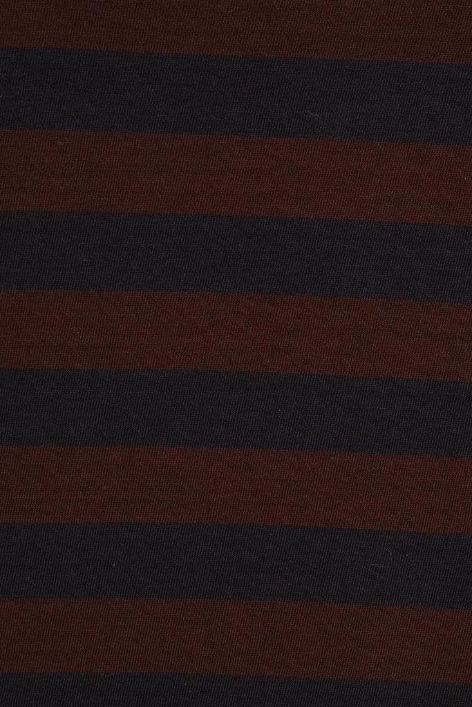 商品Ganni|Striped organic cotton-jersey T-shirt,价格¥315,第2张图片详细描述