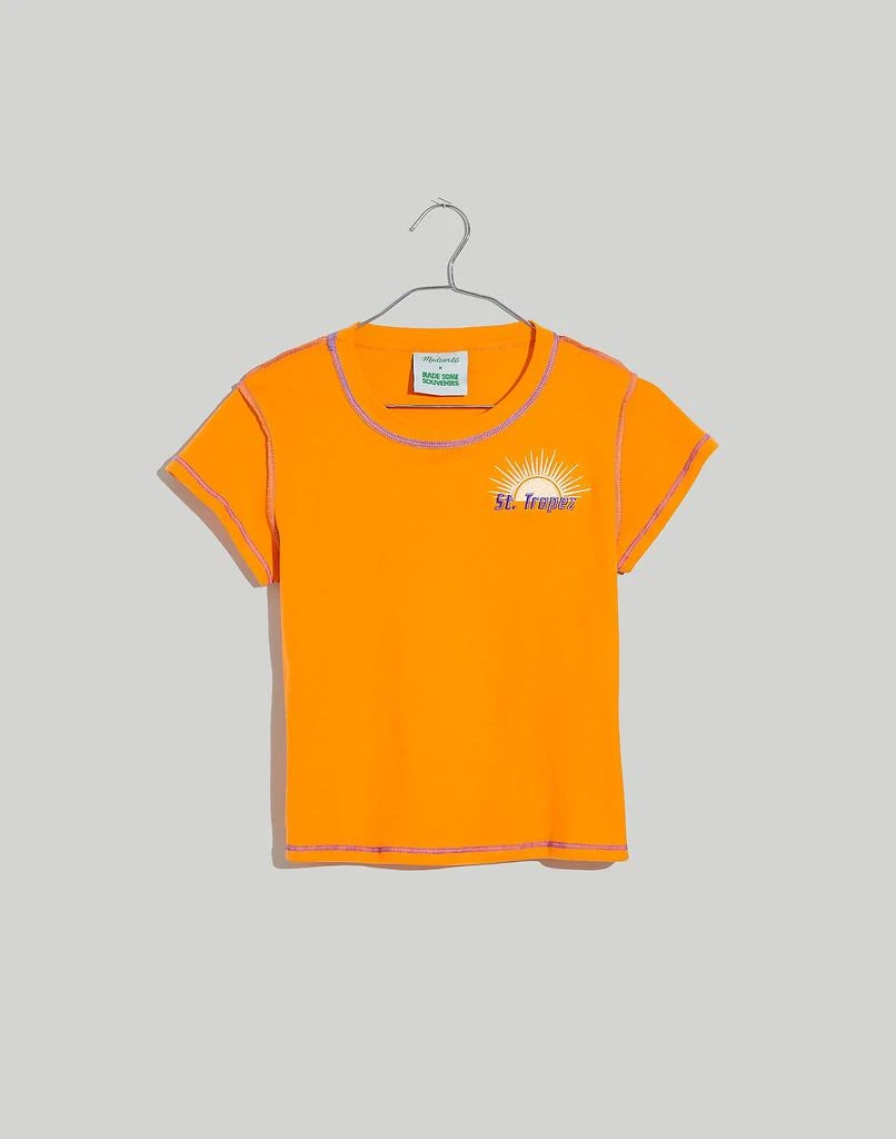 商品Madewell|Madewell x Made Some Souvenirs St. Tropez Graphic Tee,价格¥158,第4张图片详细描述