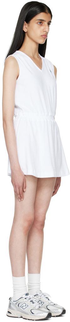 商品Sporty & Rich|White Cotton Minidress,价格¥373,第4张图片详细描述