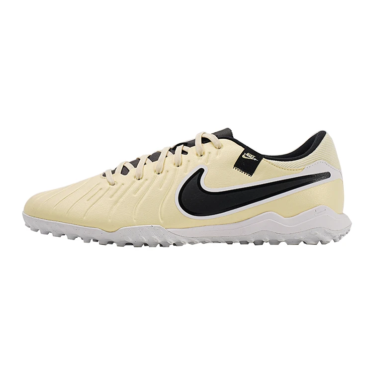商品[国内直发] NIKE|Jr Legend 10 圆头徽标 TF（胶质碎钉） 足球鞋 男款 黄色,价格¥473,第1张图片
