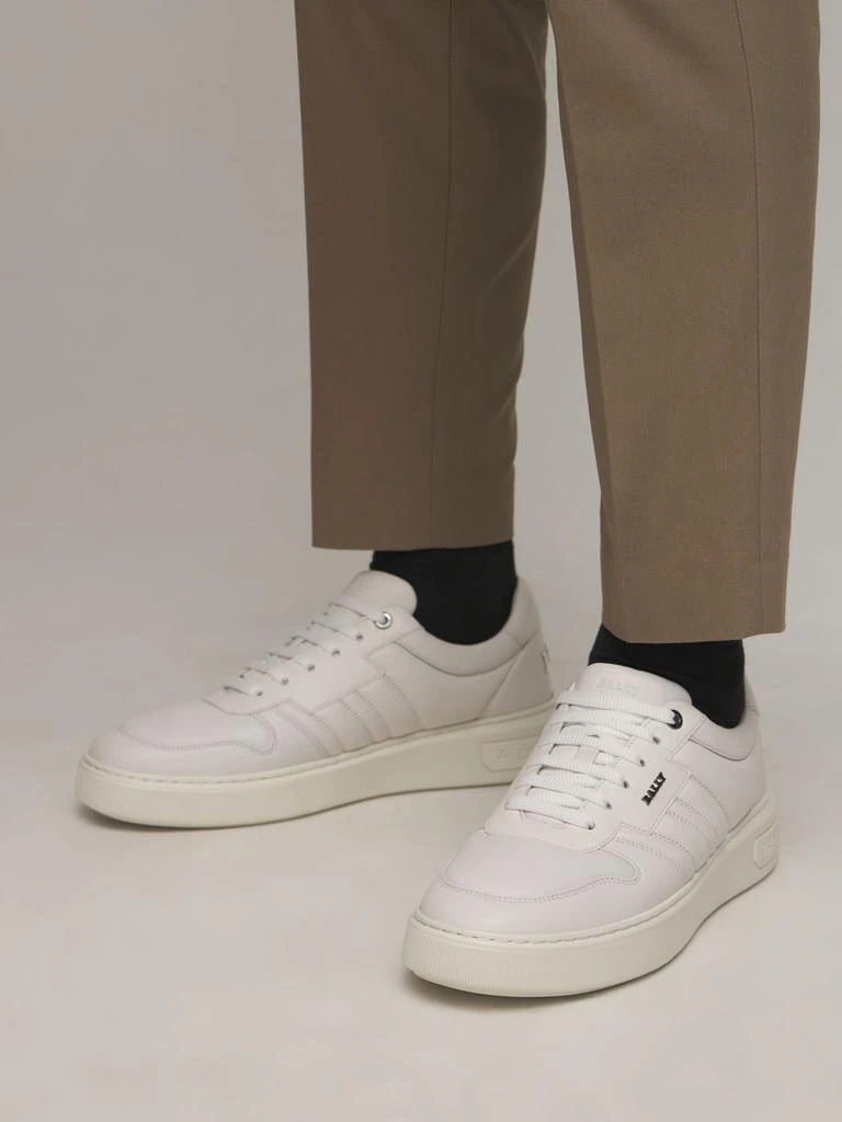 商品Bally|Logo Leather Sneakers,价格¥1367,第2张图片详细描述