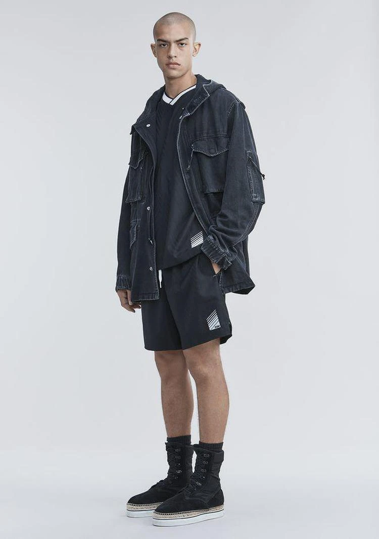 商品Alexander Wang|DENIM FIELD JACKET,价格¥3859,第1张图片