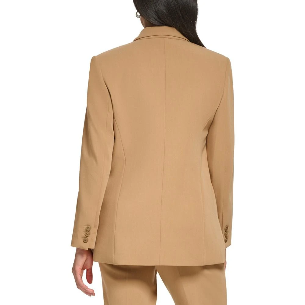 商品DKNY|Petite Peak-Lapel Double-Breasted Blazer, Created for Macy's,价格¥334,第2张图片详细描述