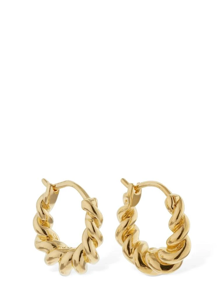 商品Missoma|Mini Tidal Hoop Earrings,价格¥840,第2张图片详细描述