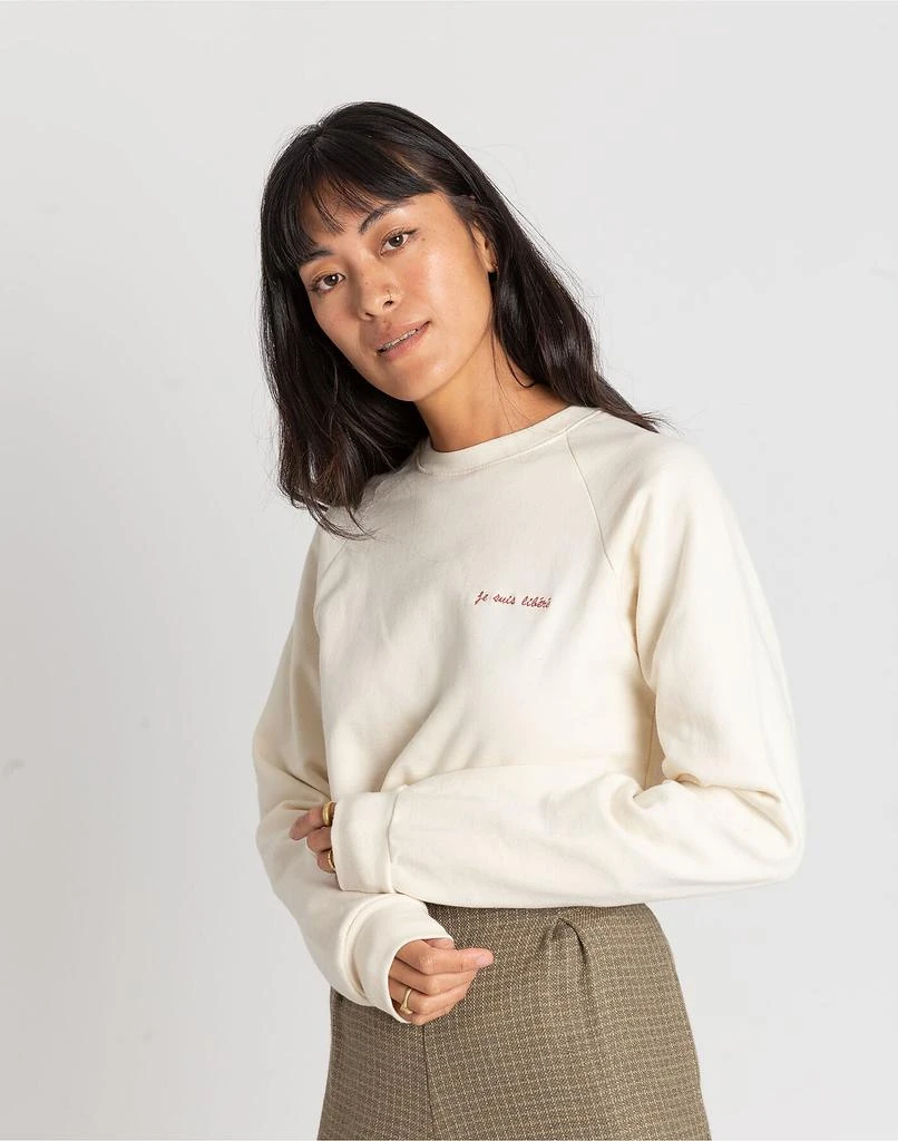 商品Madewell|Gracemade I Am Free Organic Cotton Sweatshirt,价格¥518,第1张图片