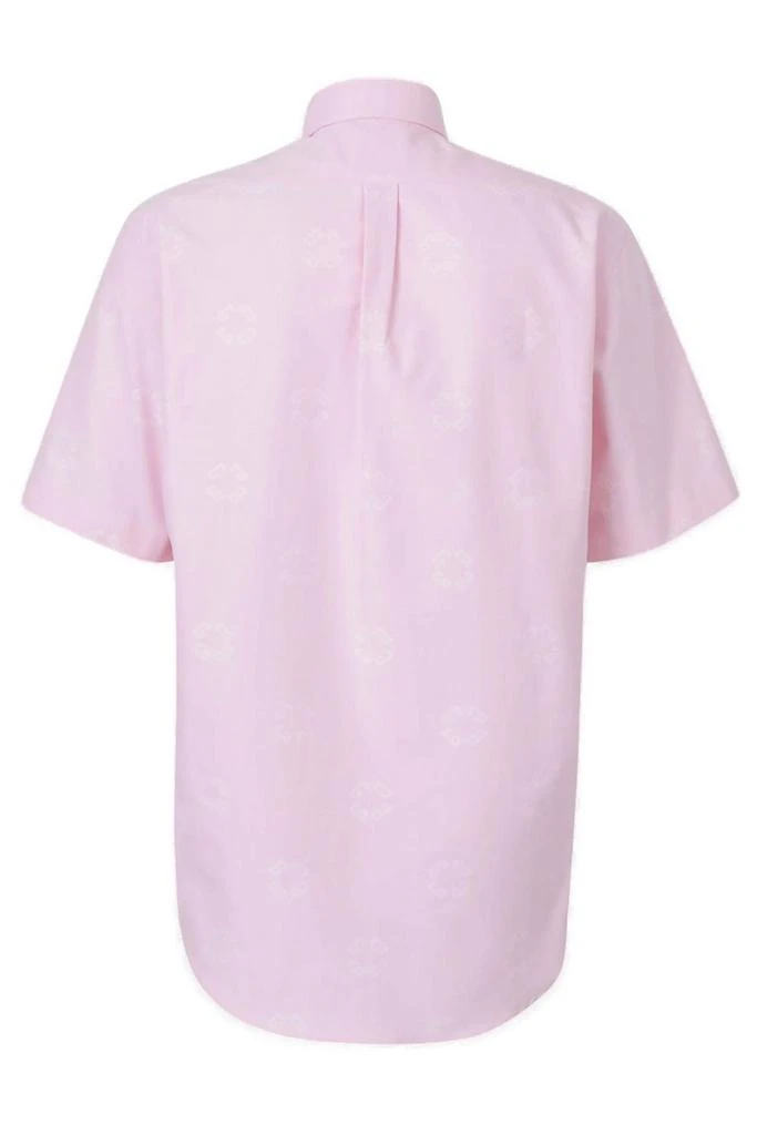 商品Givenchy|Givenchy Logo Jacquard Short-Sleeved Shirt,价格¥4597,第2张图片详细描述