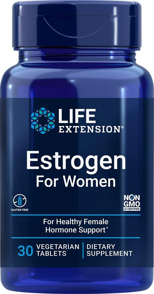 商品Life Extension|Life Extension Estrogen For Women (30 vegetarian tablets),价格¥163,第1张图片