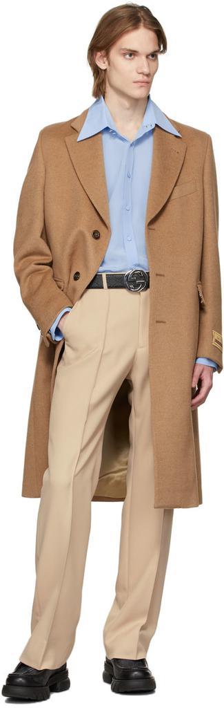 商品Gucci|Tan Camel Coat,价格¥32009,第6张图片详细描述