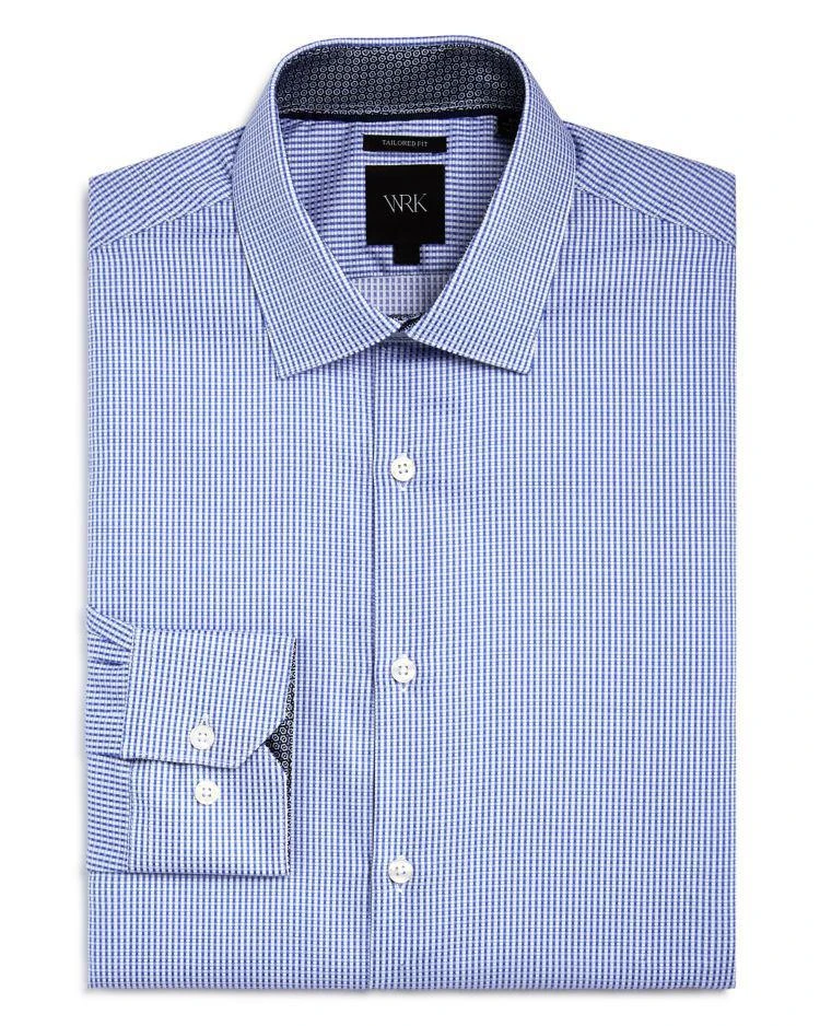 商品WRK|Micro Dobby Square Slim Fit Dress Shirt,价格¥273,第1张图片