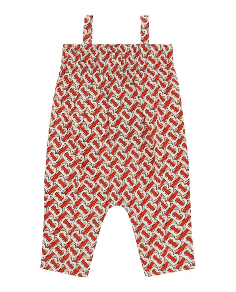商品Burberry|Kids Monogram Poplin Jumpsuit,价格¥725,第1张图片