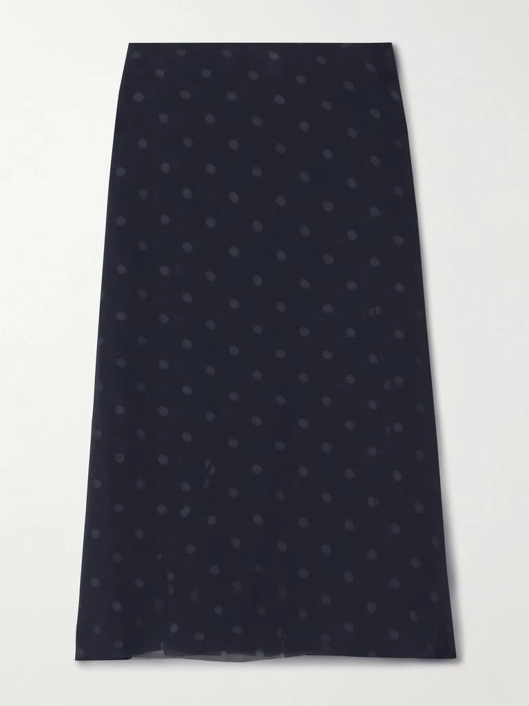 商品Acne Studios|分层式仿旧波点雪纺绸半身裙,价格¥5967,第1张图片