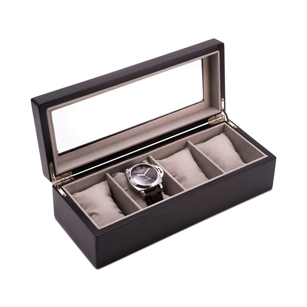 商品Bey-Berk|Cherry Wood Four-Watch Box,价格¥276,第2张图片详细描述