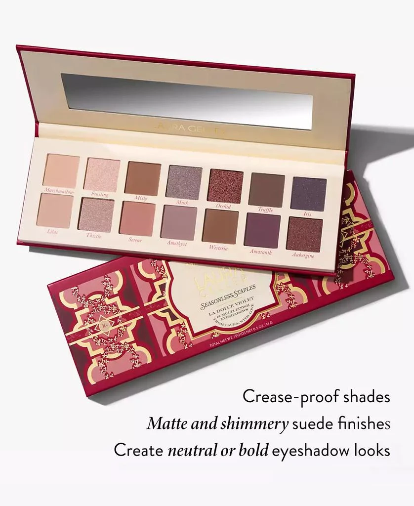 商品Laura Geller|Seasonless Staples Eyeshadow Palette - La Dolce Violet,价格¥94,第2张图片详细描述