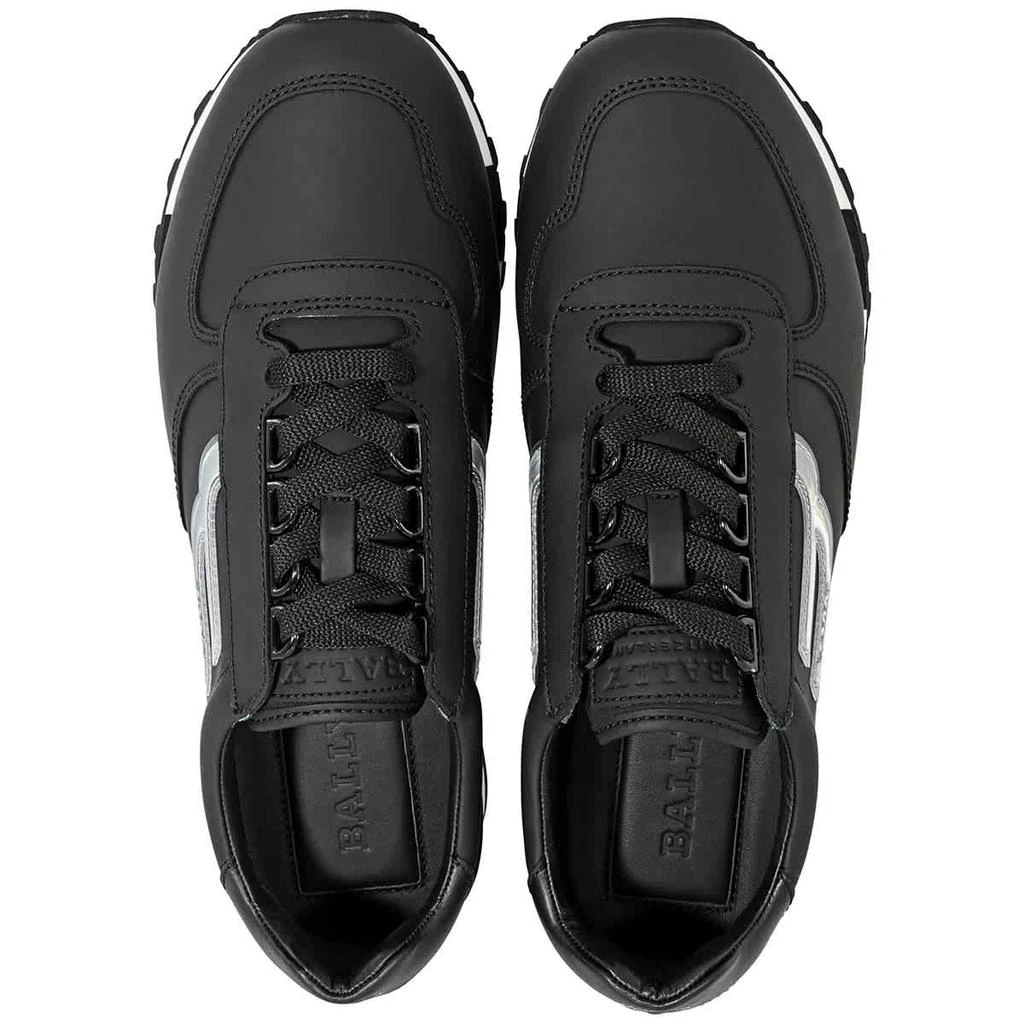 商品Bally|Bally Mens Gavino Black Leather Sneakers, Brand Size 6 (US Size 7),价格¥1116,第3张图片详细描述