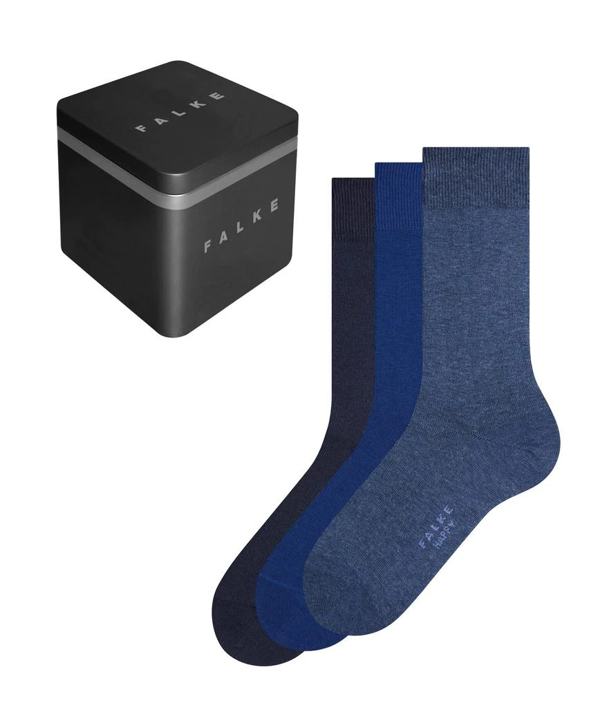 商品FALKE|Happy Gift Box 3-Pack Crew Socks,价格¥248,第1张图片详细描述