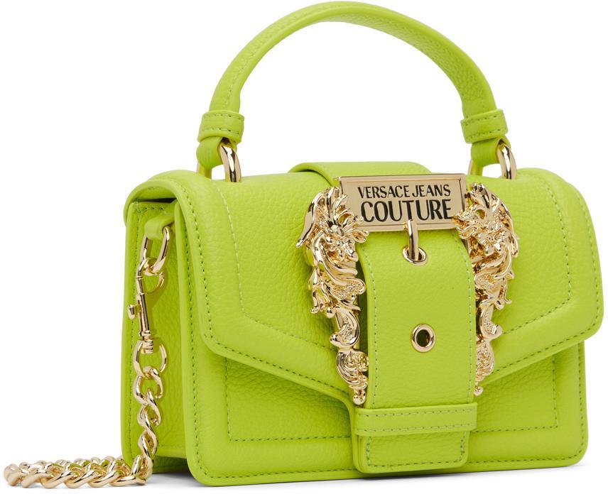 商品Versace|Green Curb Chain Bag,价格¥1420,第4张图片详细描述