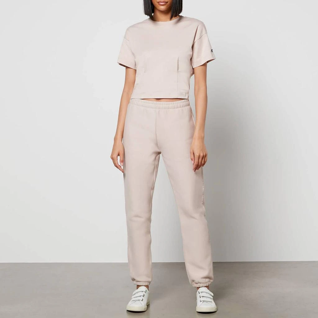 商品CHAMPION|Champion Women's Crop Boxy Pleated Top - Mushroom,价格¥60,第3张图片详细描述