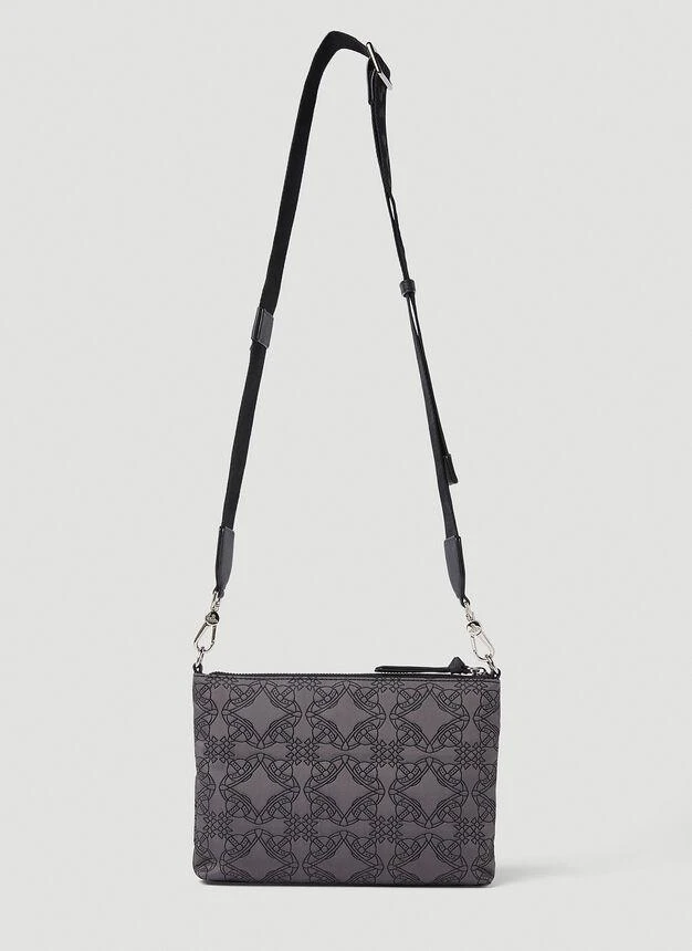 商品Vivienne Westwood|Penny Double Pouch Crossbody Bag in Grey,价格¥1971,第3张图片详细描述