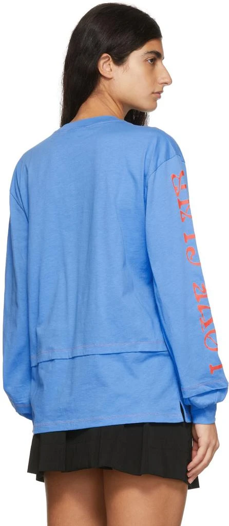 商品Ganni|Blue Organic Cotton T-Shirt,价格¥556,第3张图片详细描述