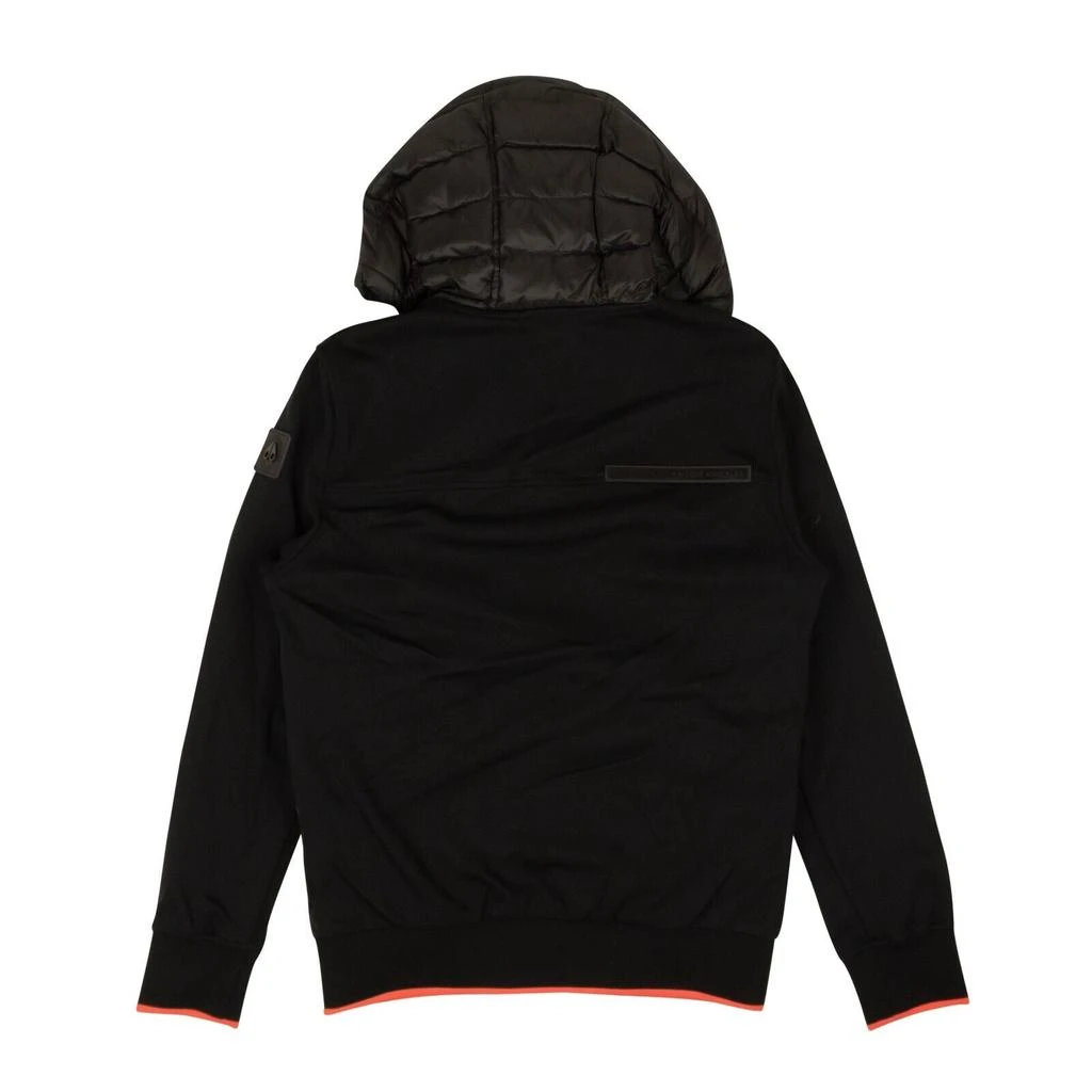 商品Moose Knuckles|Men's Black Soapstone Zip-Up Down Jacket,价格¥3671,第4张图片详细描述