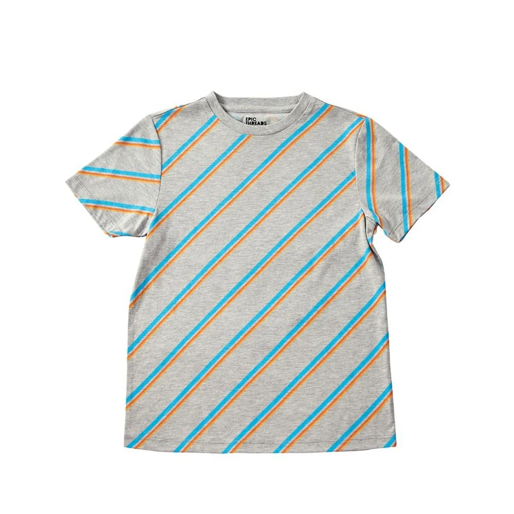 商品Epic Threads|Big Boys Short Sleeve Stripe T-shirt, Created for Macy's,价格¥24,第1张图片