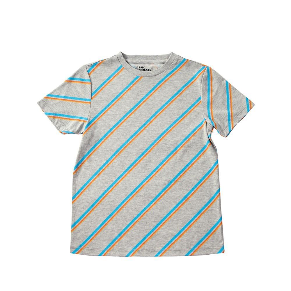 商品Epic Threads|Big Boys Short Sleeve Stripe T-shirt, Created for Macy's,价格¥24,第1张图片