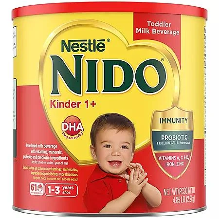 商品NIDO|雀巢NIDO 1岁以上婴幼儿奶粉 4.85 lbs.,价格¥188,第1张图片