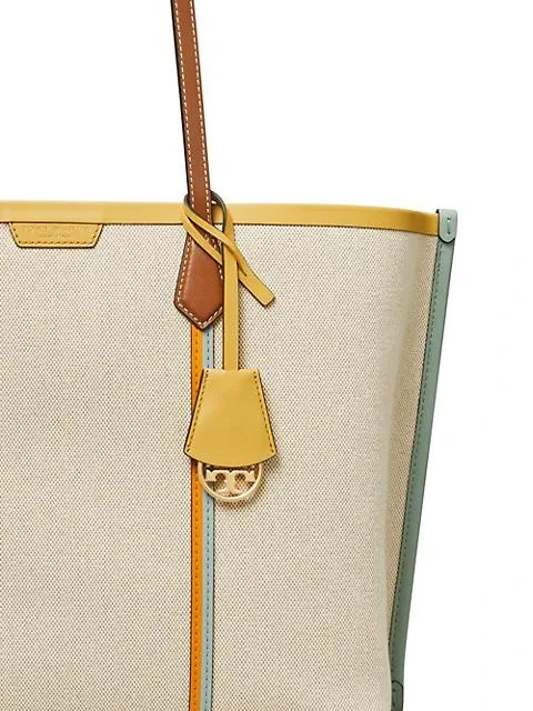 商品Tory Burch|Perry Canvas Triple-Compartment Tote,价格¥1401,第4张图片详细描述