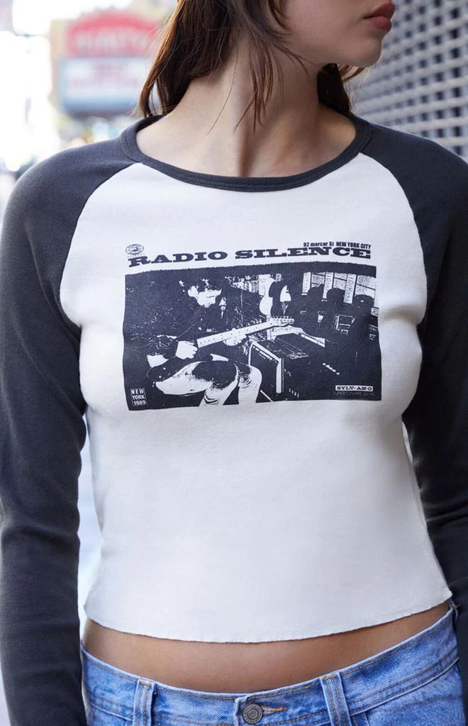 商品John Galt|Bella Radio Silence Long Sleeve T-Shirt,价格¥190,第2张图片详细描述