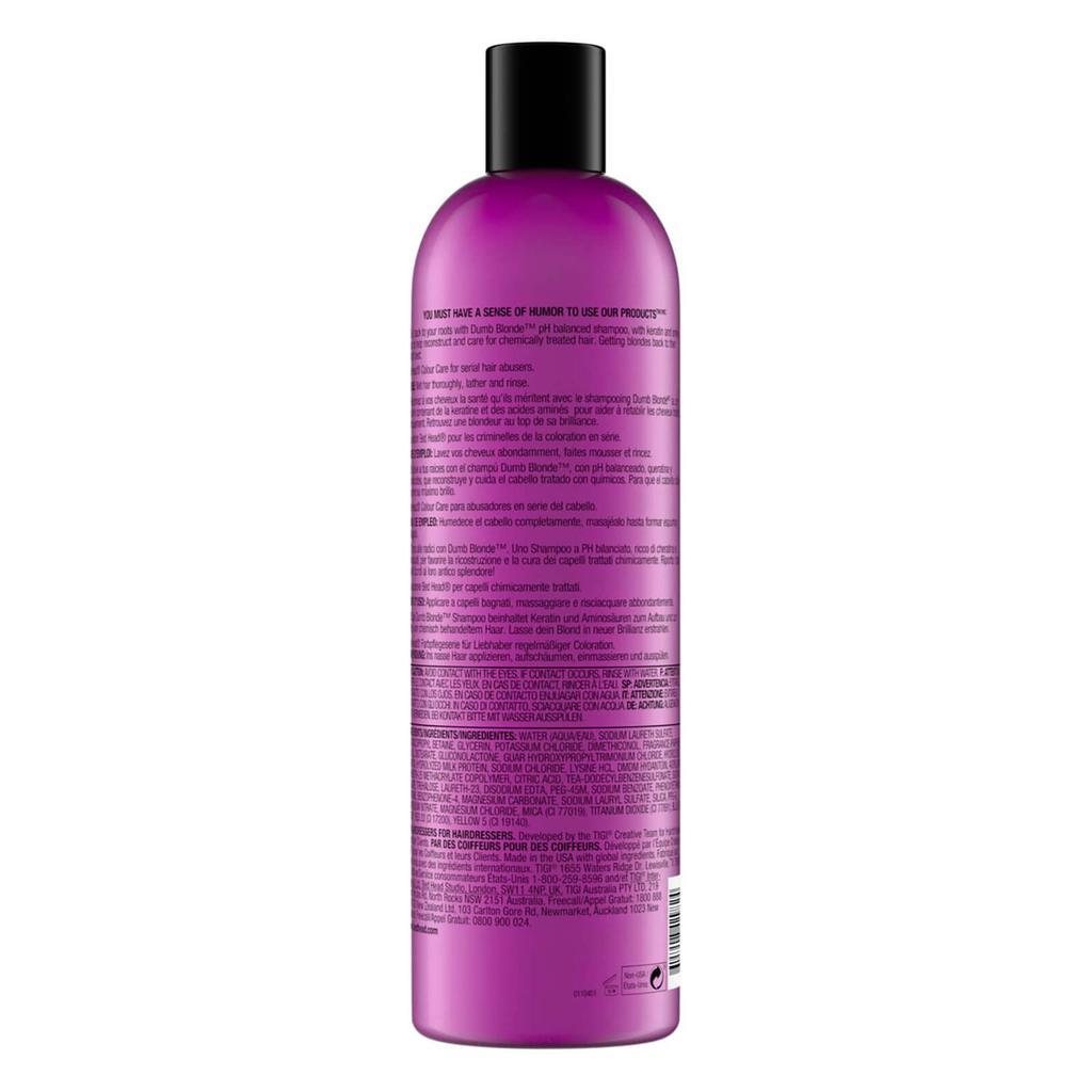 商品TIGI|TIGI Bed Head Dumb Blonde Repair Shampoo and Reconstructor for Coloured Hair 2 x 750ml,价格¥277,第5张图片详细描述