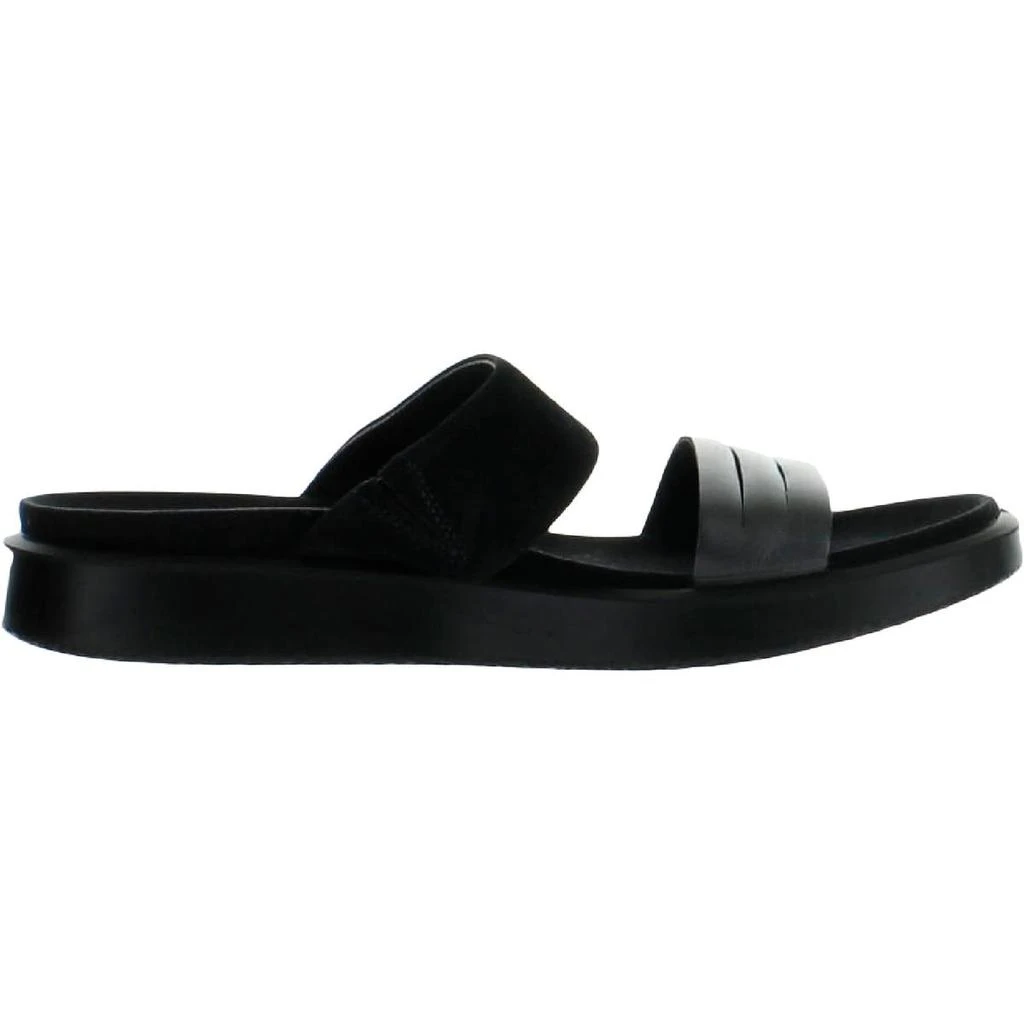 商品ECCO|ECCO Womens Suede Slip On Flatform Sandals,价格¥199,第3张图片详细描述