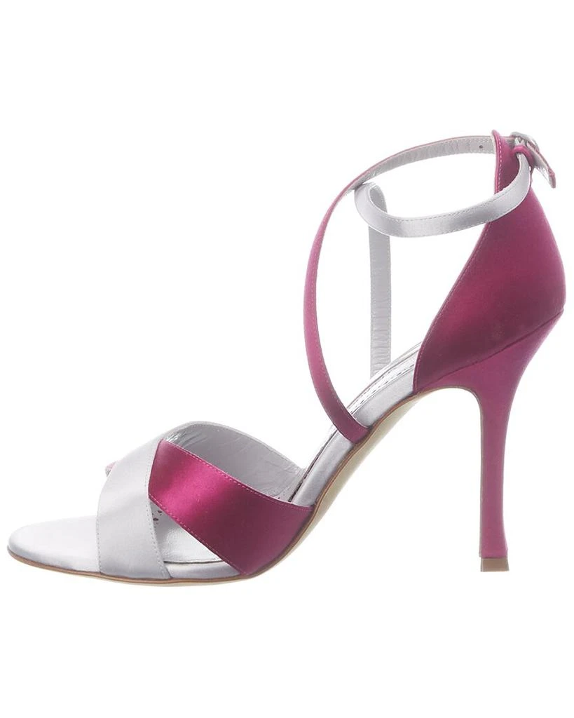 商品Manolo Blahnik|Manolo Blahnik Anna 105 Satin Sandal,价格¥3151,第2张图片详细描述