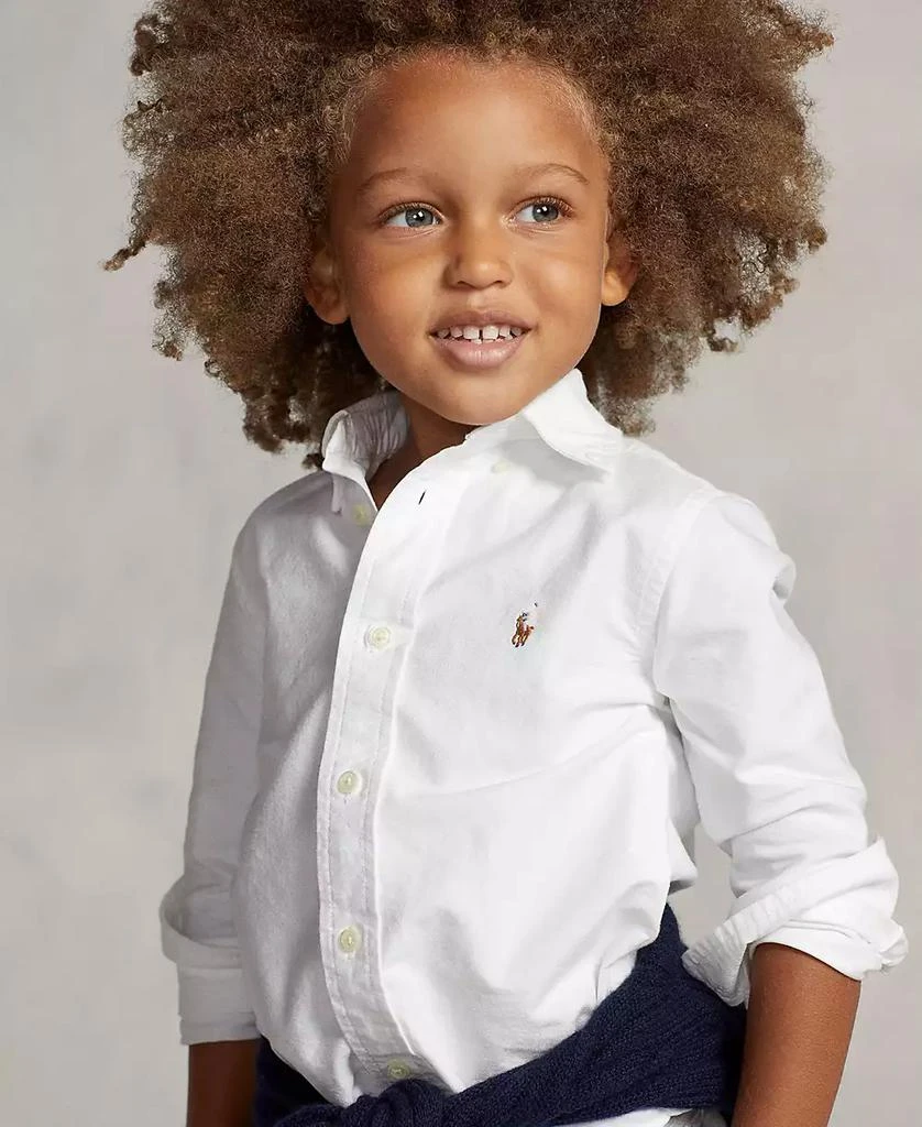 商品Ralph Lauren|拉夫劳伦 Little Boys' Blake Oxford Shirt,价格¥294,第4张图片详细描述