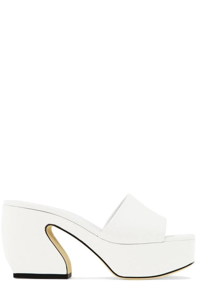 商品Si Rossi|Si Rossi Block Heeled Ankle Strap Sandals,价格¥1866,第1张图片