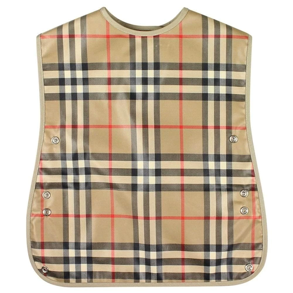 商品Burberry|儿童格纹围兜,价格¥588,第1张图片