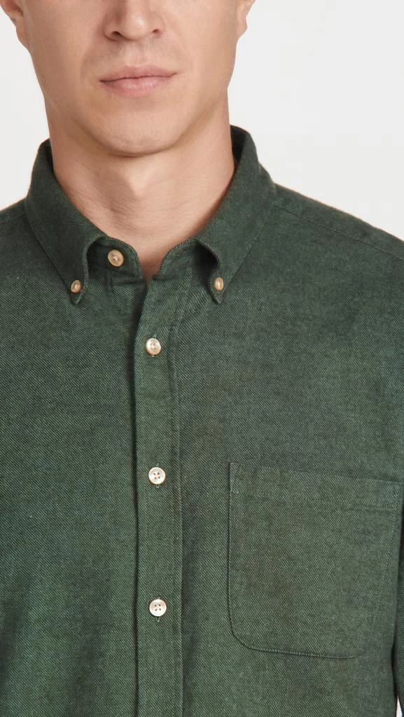 商品Portuguese Flannel|Teca Brushed Flannel Button Down Shirt,价格¥580,第5张图片详细描述