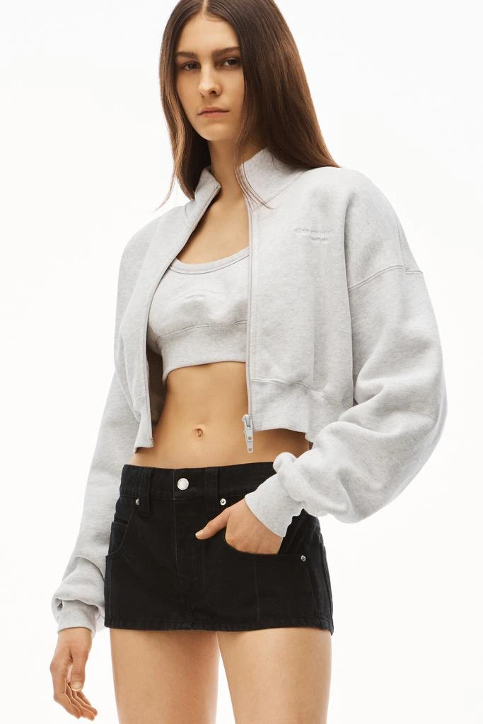 商品Alexander Wang|CROPPED JACKET IN CLASSIC TERRY,价格¥1417,第4张图片详细描述