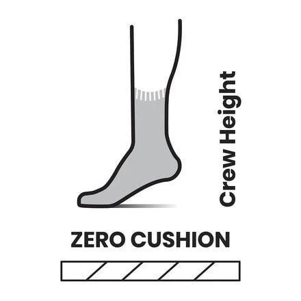 商品SmartWool|Cycle Zero Cushion Mountain Print Crew Sock - Women's,价格¥117,第3张图片详细描述