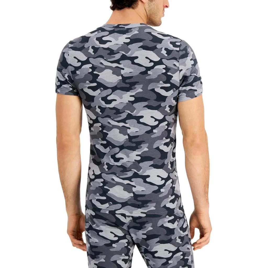 商品INC International|Mens Knit Camo Print Pajama Top,价格¥136,第2张图片详细描述