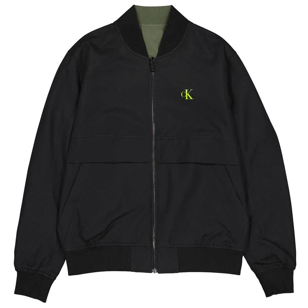 商品Calvin Klein|Men's Black Reversible Bomber Jacket,价格¥615,第1张图片