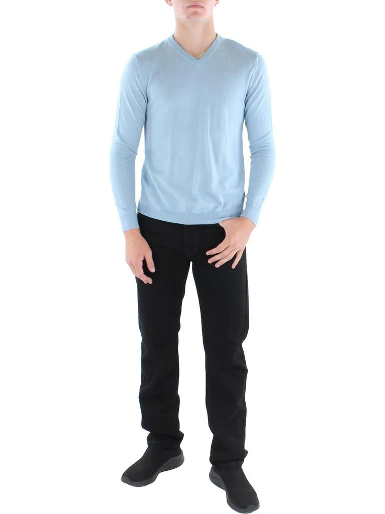 Mens Merino Wool V-Neck Sweater 商品