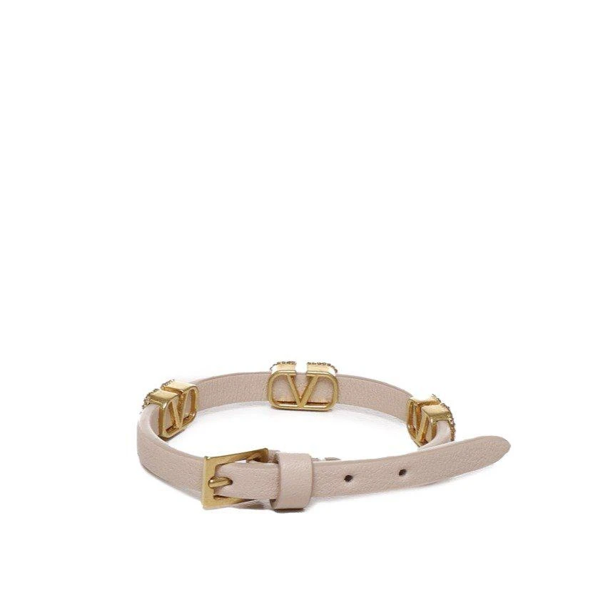商品Valentino|Valentino Garavani VLogo Crystal Embellished Bracelet,价格¥1898,第2张图片详细描述